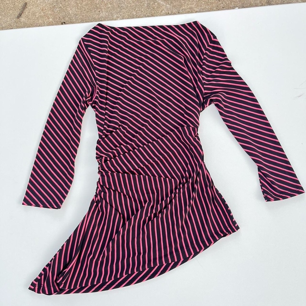 Striped Asymmetrical Top - Picture 2 of 4